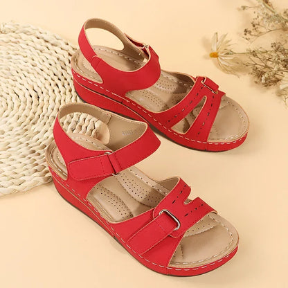 Sandales Romaines Femme Vintage Bout Ouvert | Lacets Antidérapantes Marche Plage | Chaussures Été Casual