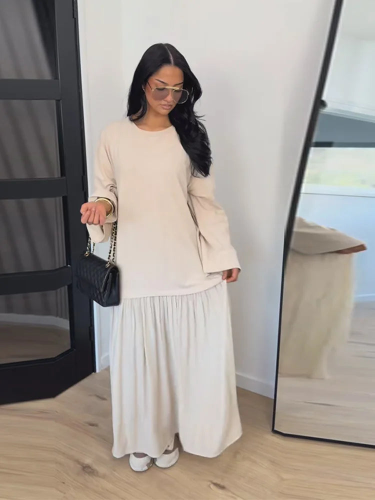 Ensemble Femme Chemise Col Manches Courtes + Pantalon Droit Large | 2 Pièces Casual Chic Été 2026
