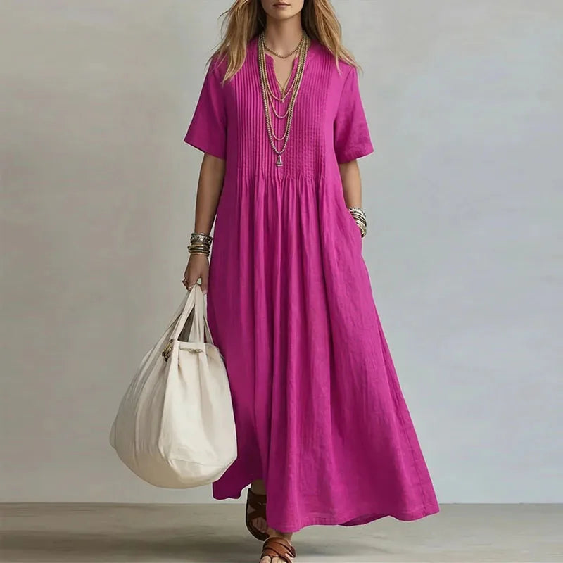 Robe Longue Élégance™ Confort & Style Intemporel